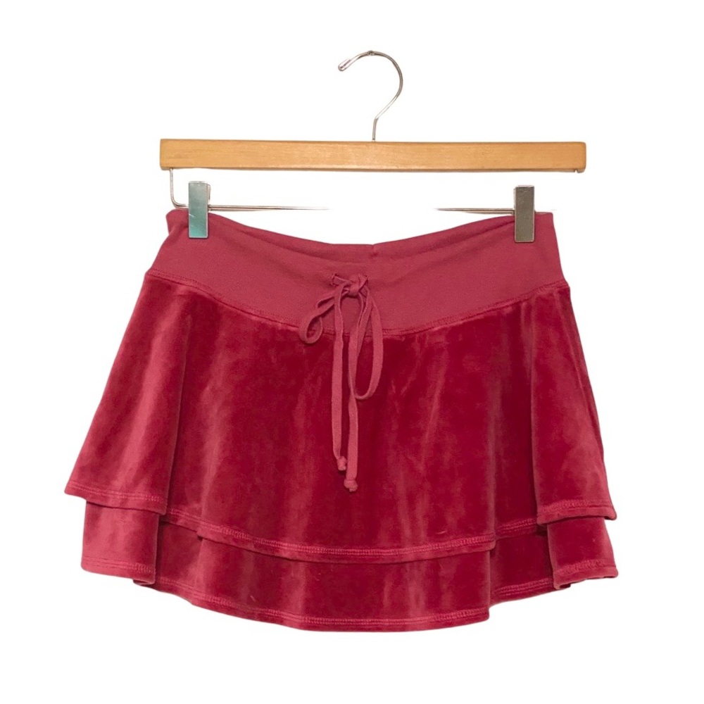 Juicy Couture Vintage USA Made Velour Skirt